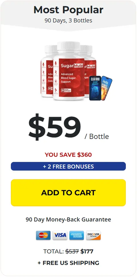 Sugar Mute buy 3 Bottle