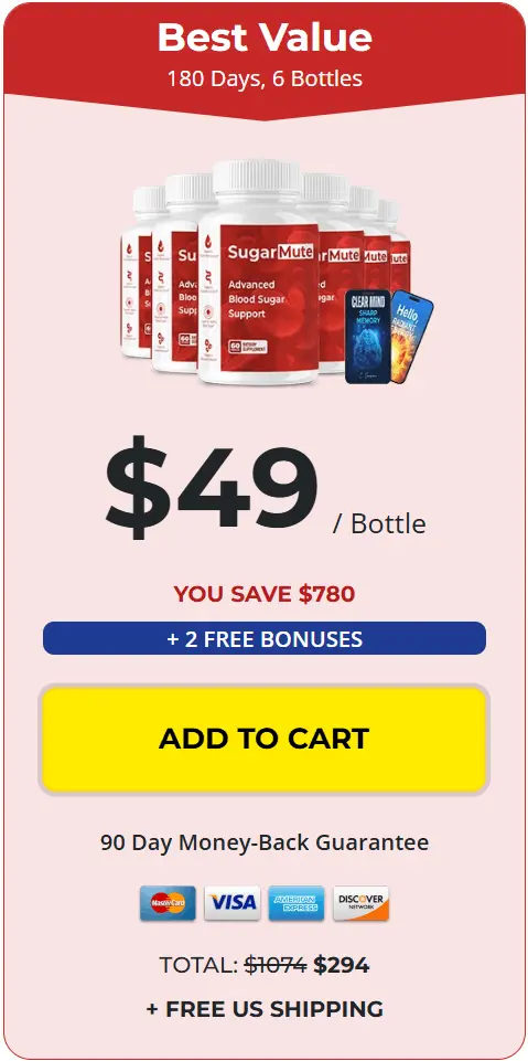 Sugarmute buy 6 Bottle